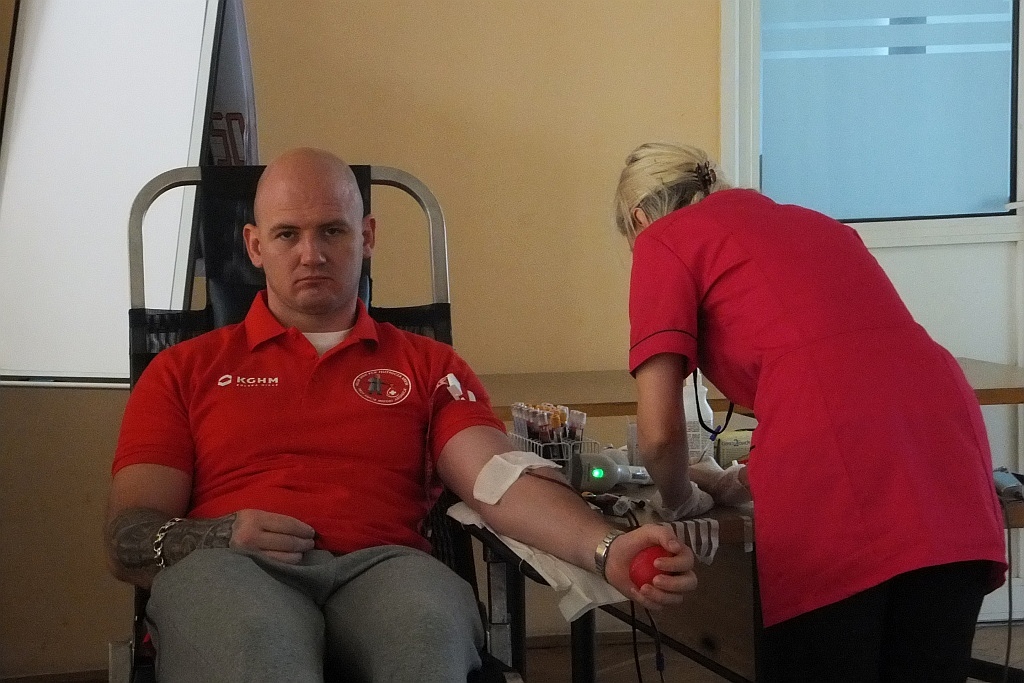 II hutnicza zbiórka krwi dla Miedziowego Centrum Zdrowia