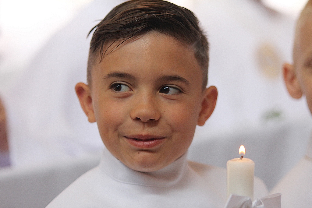 I Komunia święta w kościele Matki Bozej Królowej Polski