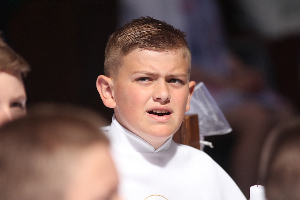 I Komunia święta w kościele Matki Bozej Królowej Polski