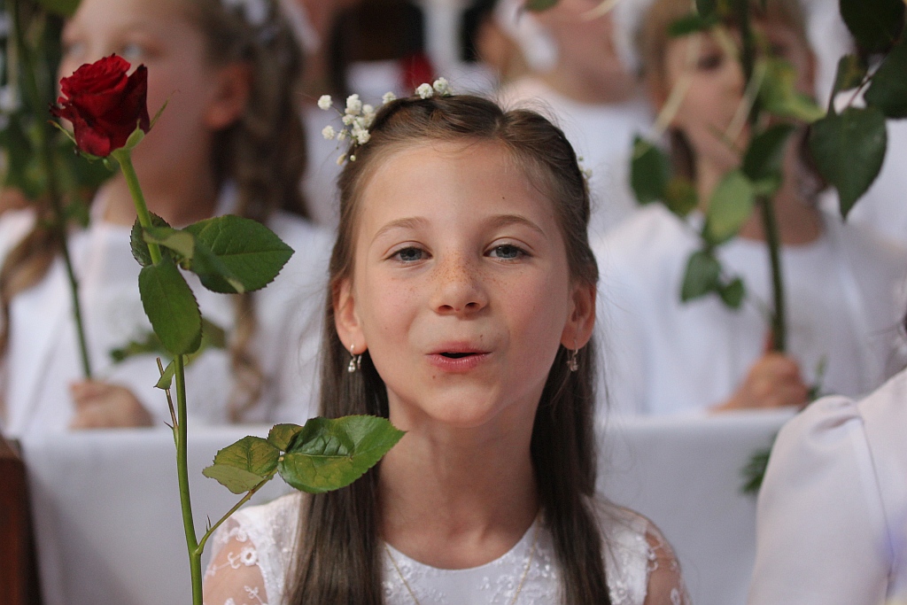 I Komunia święta w kościele Matki Bozej Królowej Polski