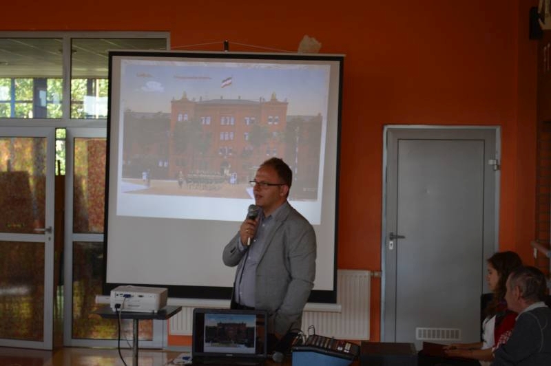 Spotkanie z Marcinem Makuchem w Zespole Szkół Integracyjnych