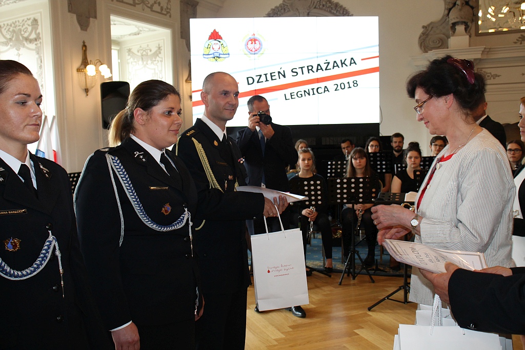 Dzień Strażaka 2018 w Legnicy - akademia w Sali Królewskiej