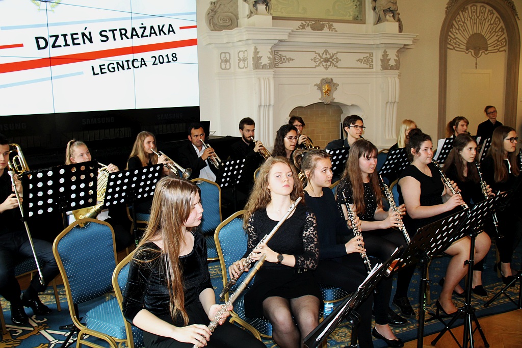 Dzień Strażaka 2018 w Legnicy - akademia w Sali Królewskiej