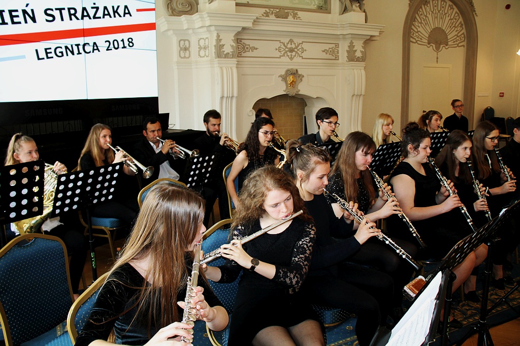 Dzień Strażaka 2018 w Legnicy - akademia w Sali Królewskiej