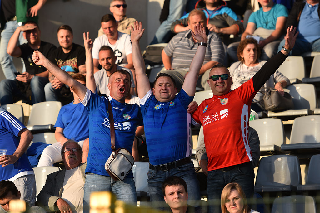 Dwa gole Marquitosa i Miedź jest o mały kroczek od ekstraklasy