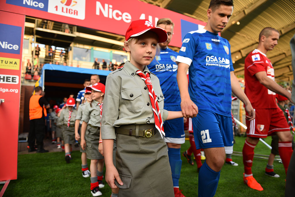 Dwa gole Marquitosa i Miedź jest o mały kroczek od ekstraklasy