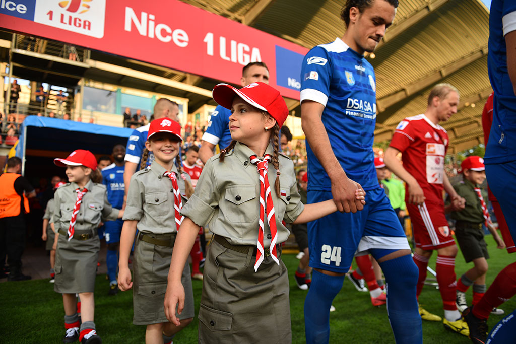 Dwa gole Marquitosa i Miedź jest o mały kroczek od ekstraklasy