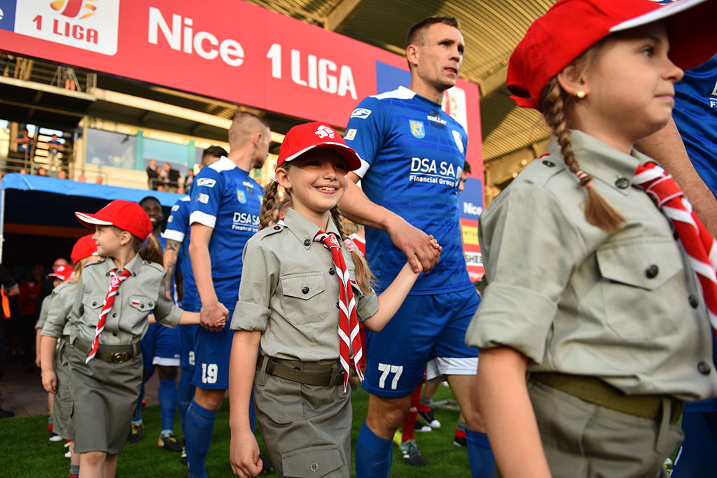 Dwa gole Marquitosa i Miedź jest o mały kroczek od ekstraklasy