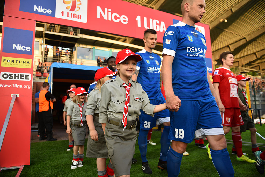 Dwa gole Marquitosa i Miedź jest o mały kroczek od ekstraklasy