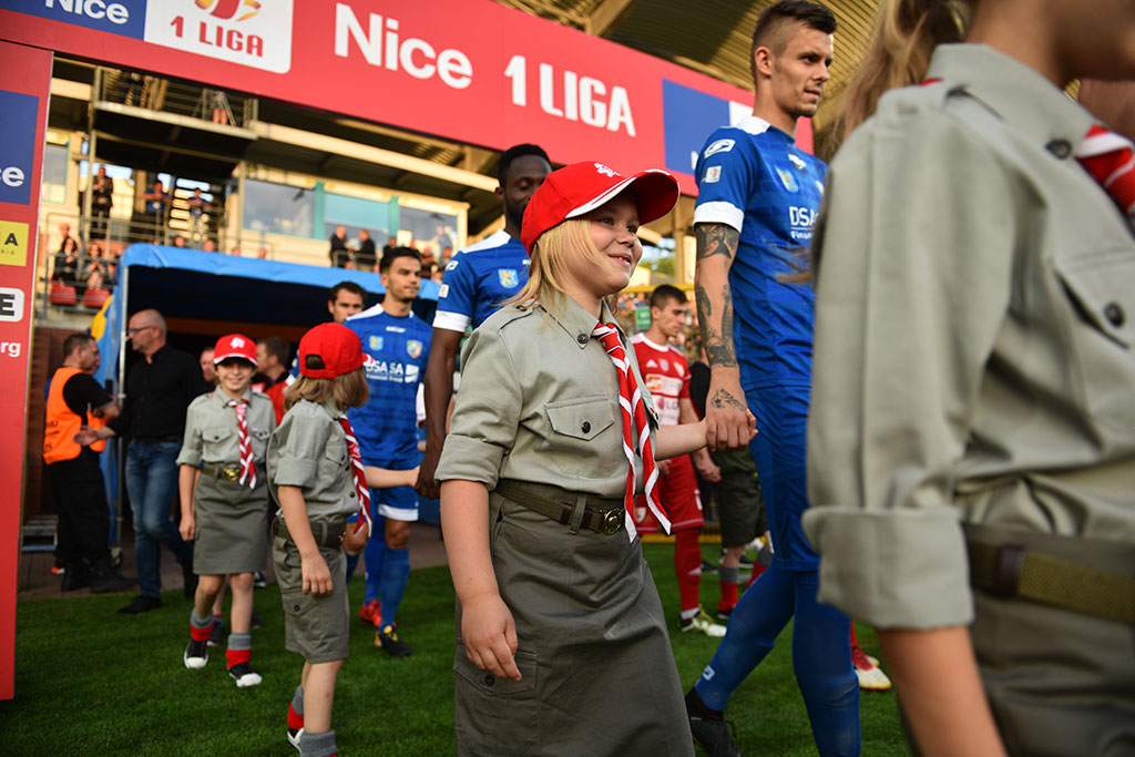 Dwa gole Marquitosa i Miedź jest o mały kroczek od ekstraklasy