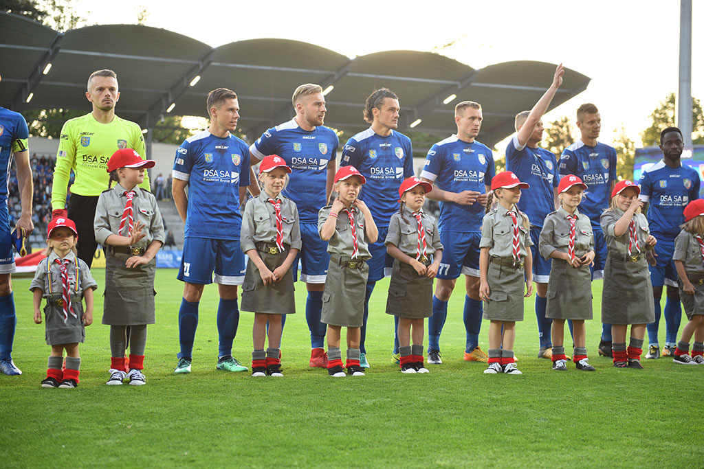 Dwa gole Marquitosa i Miedź jest o mały kroczek od ekstraklasy