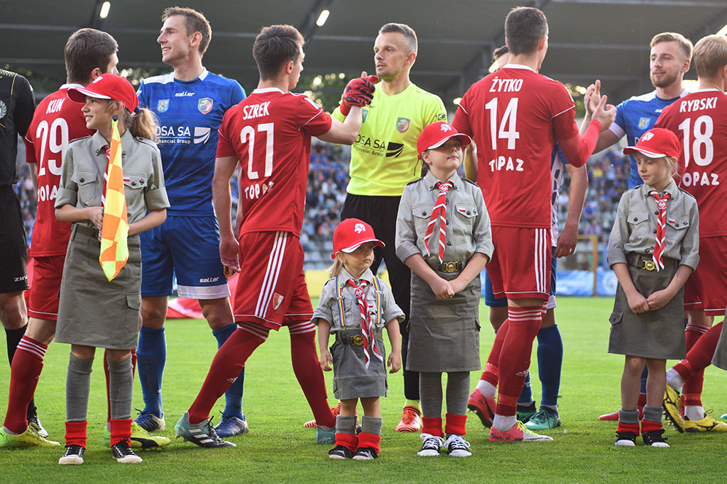 Dwa gole Marquitosa i Miedź jest o mały kroczek od ekstraklasy