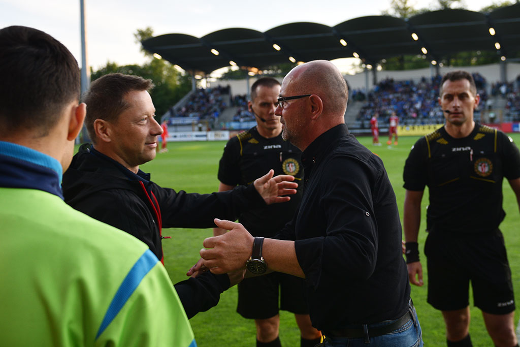 Dwa gole Marquitosa i Miedź jest o mały kroczek od ekstraklasy