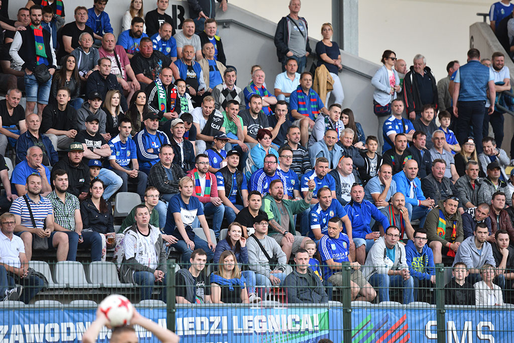 Dwa gole Marquitosa i Miedź jest o mały kroczek od ekstraklasy