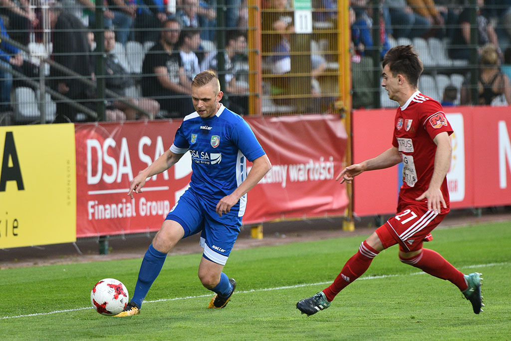 Dwa gole Marquitosa i Miedź jest o mały kroczek od ekstraklasy