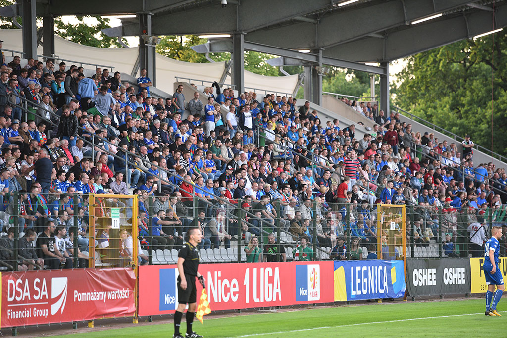 Dwa gole Marquitosa i Miedź jest o mały kroczek od ekstraklasy