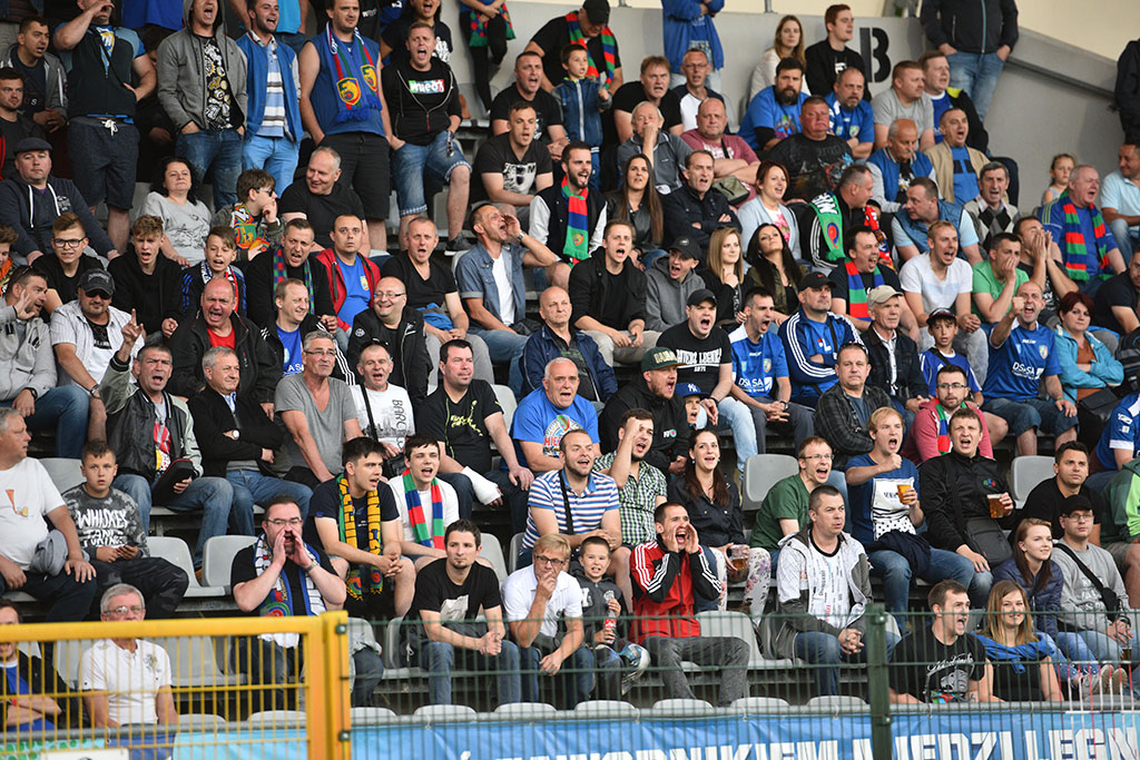 Dwa gole Marquitosa i Miedź jest o mały kroczek od ekstraklasy