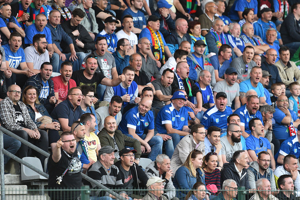 Dwa gole Marquitosa i Miedź jest o mały kroczek od ekstraklasy