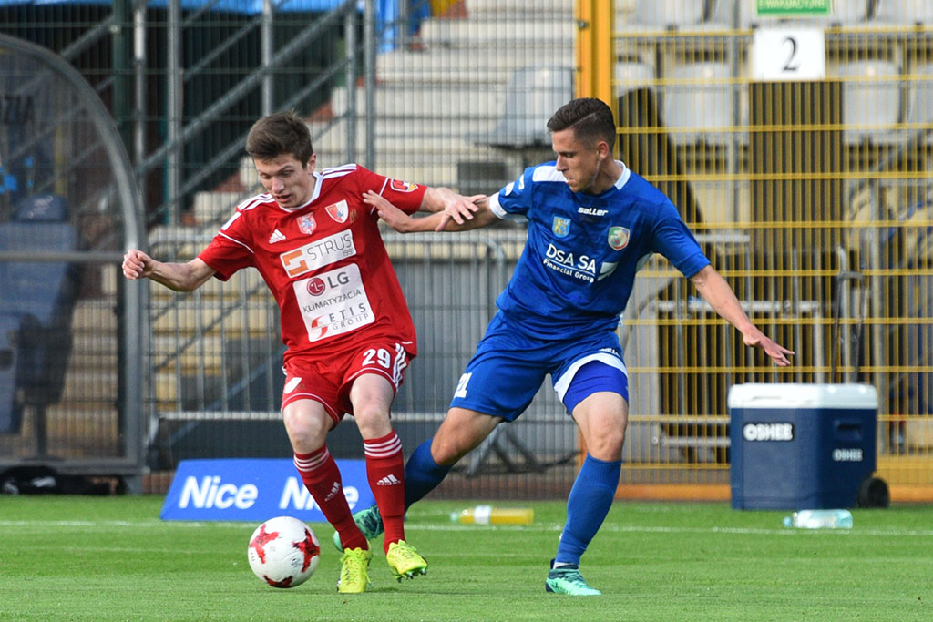 Dwa gole Marquitosa i Miedź jest o mały kroczek od ekstraklasy