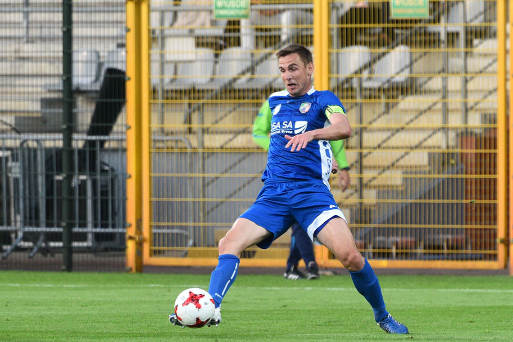 Dwa gole Marquitosa i Miedź jest o mały kroczek od ekstraklasy