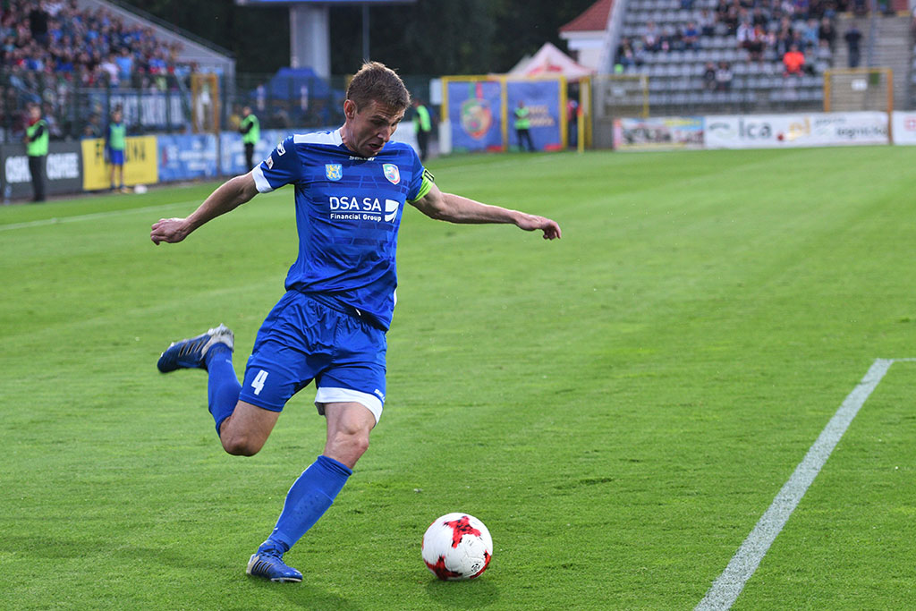 Dwa gole Marquitosa i Miedź jest o mały kroczek od ekstraklasy