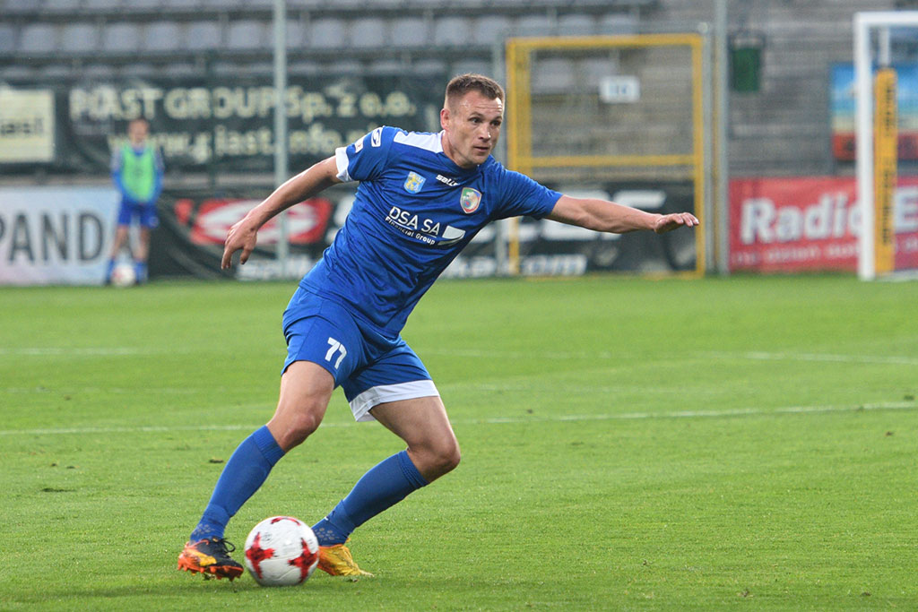 Dwa gole Marquitosa i Miedź jest o mały kroczek od ekstraklasy