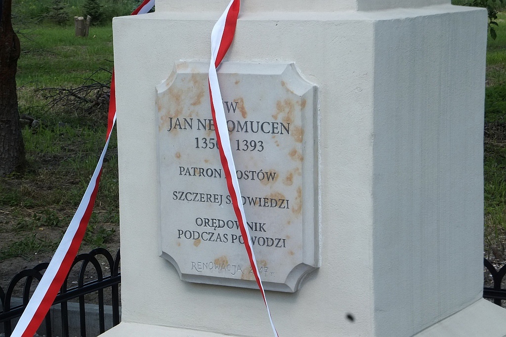 Odsłonięcie rzeźby św. Jana Nepomucena w Pątnówku
