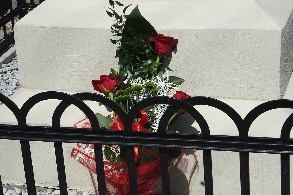 Odsłonięcie rzeźby św. Jana Nepomucena w Pątnówku