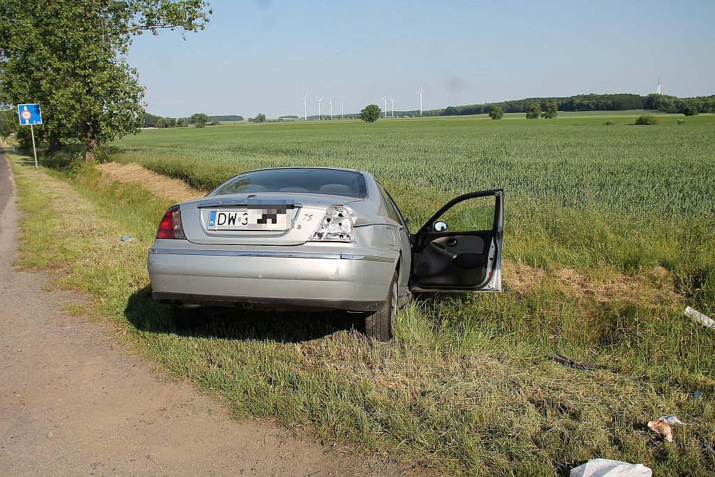 Dwie osoby ranne w wypadku na drodze Koskowice - Kłębanowice