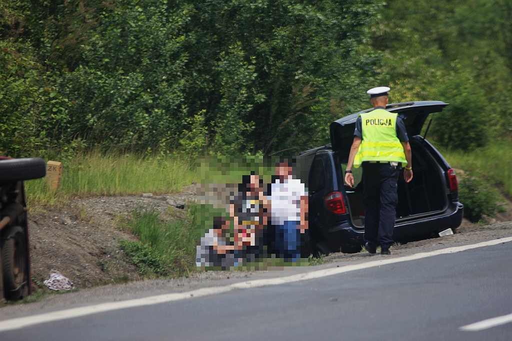 Wypadek na drodze Legnica - Złotoryja. Jedna osoba ranna