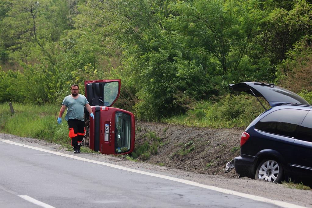 Wypadek na drodze Legnica - Złotoryja. Jedna osoba ranna