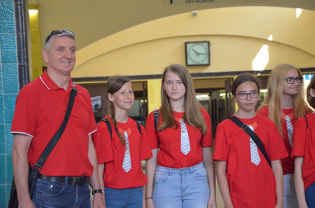 Promocja koncertu Legnica Cantat w pociągu Kolei Dolnośląskich