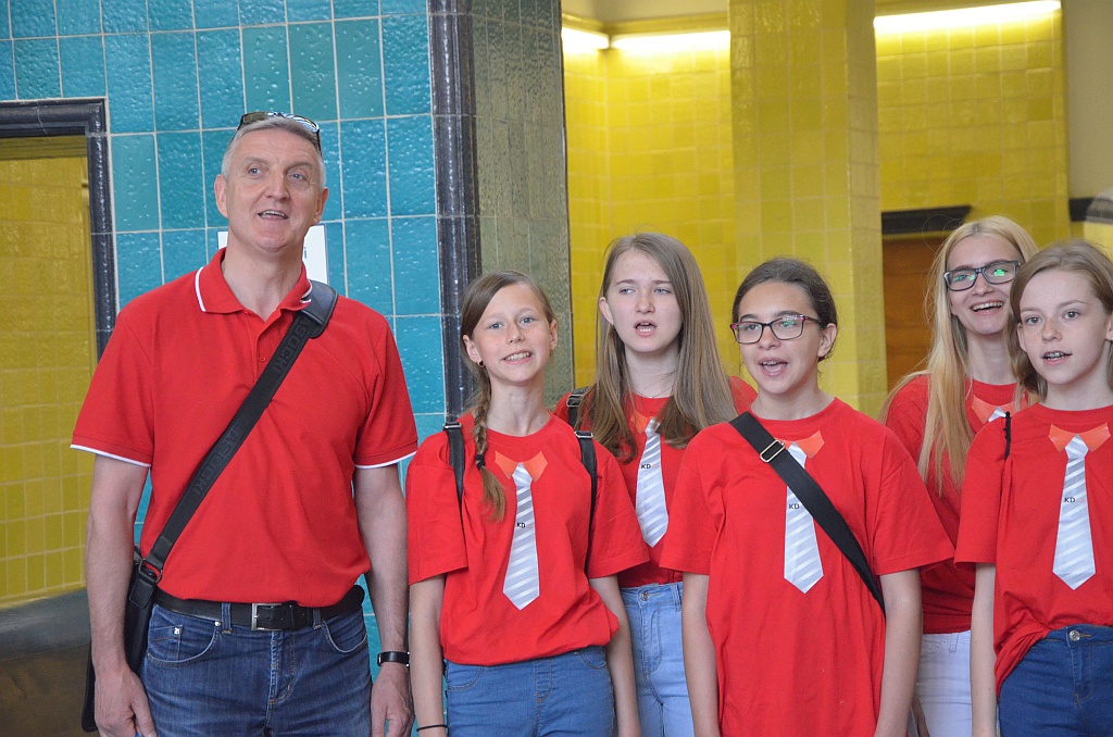 Promocja koncertu Legnica Cantat w pociągu Kolei Dolnośląskich