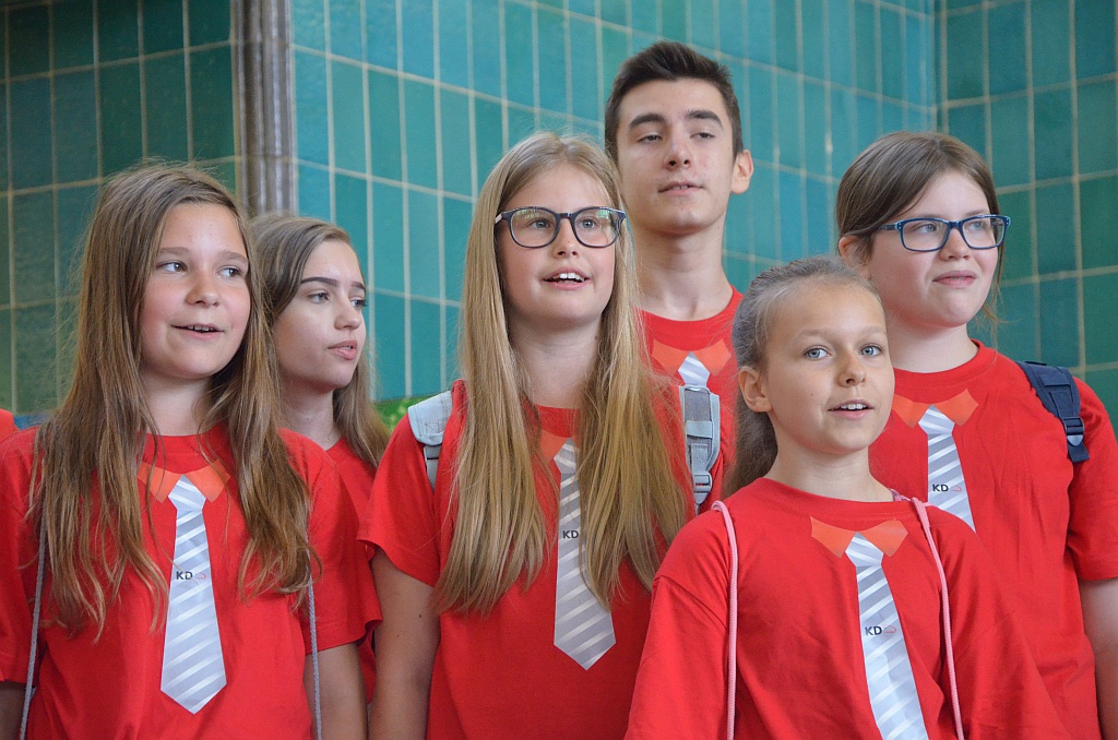 Promocja koncertu Legnica Cantat w pociągu Kolei Dolnośląskich