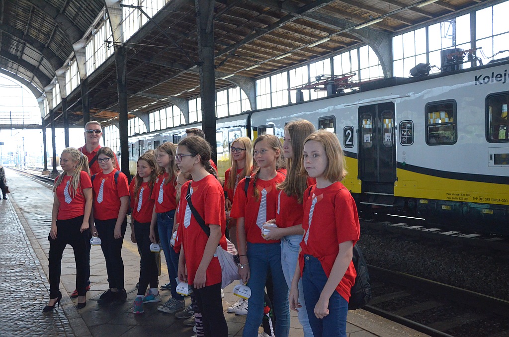 Promocja koncertu Legnica Cantat w pociągu Kolei Dolnośląskich