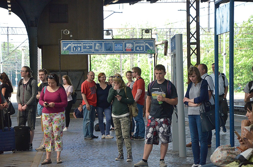 Promocja koncertu Legnica Cantat w pociągu Kolei Dolnośląskich