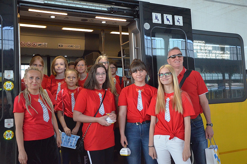 Promocja koncertu Legnica Cantat w pociągu Kolei Dolnośląskich