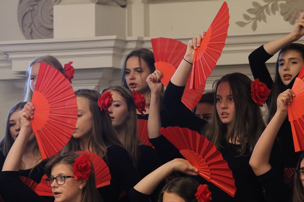 Pierwsza część koncertu konkursowego Legnica Cantat 49