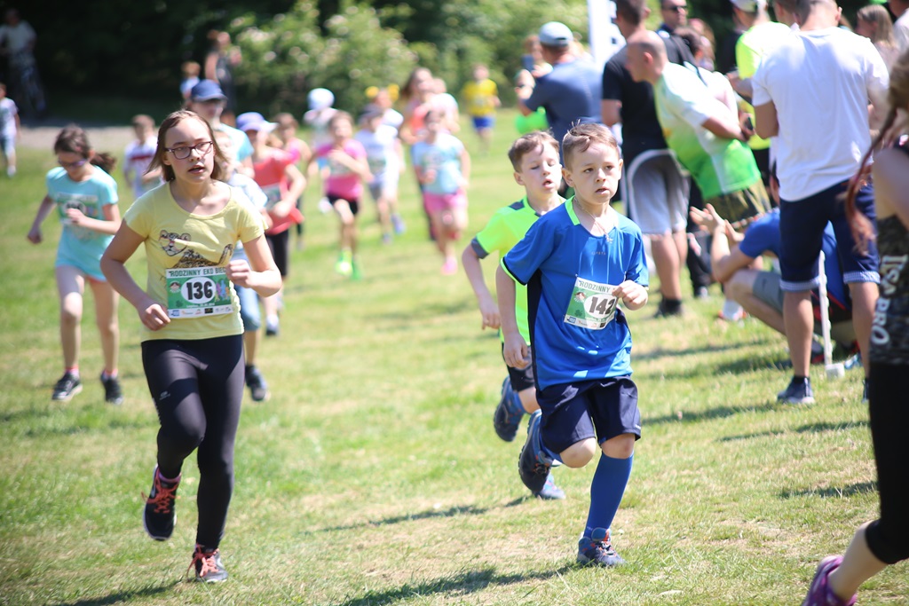 Rodzinny eko bieg z klubem „Agatka” w Lasku Złotoryjskim