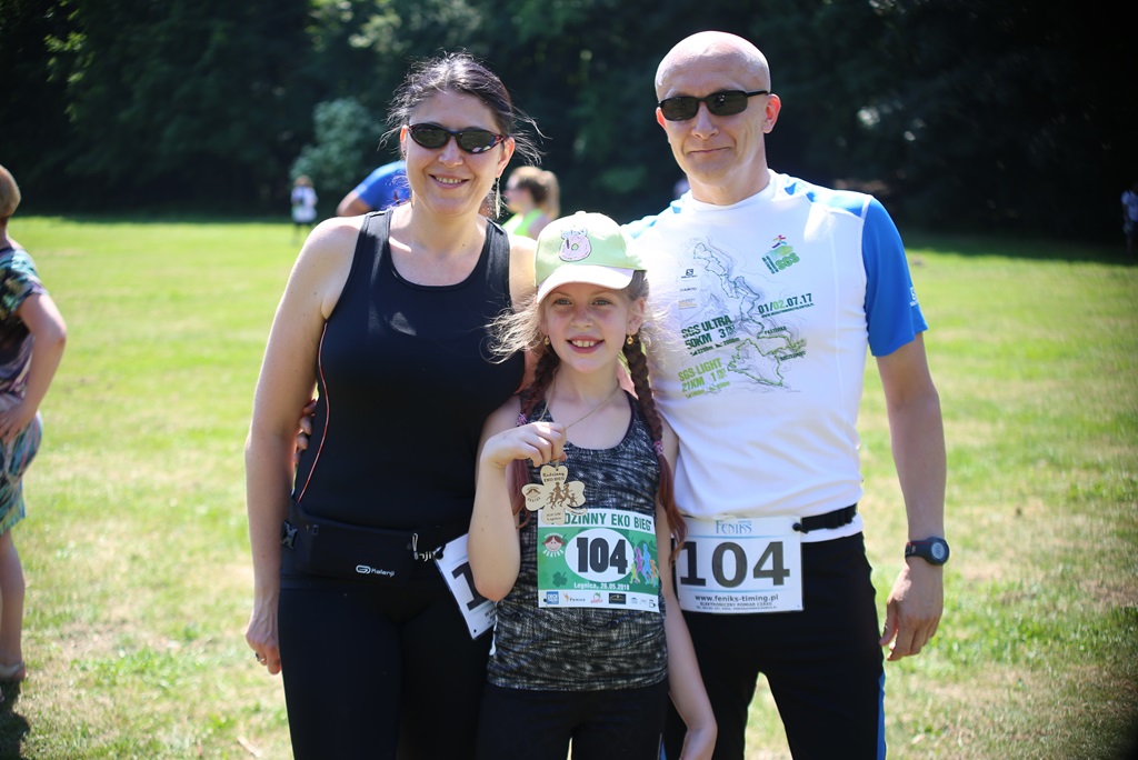 Rodzinny eko bieg z klubem „Agatka” w Lasku Złotoryjskim
