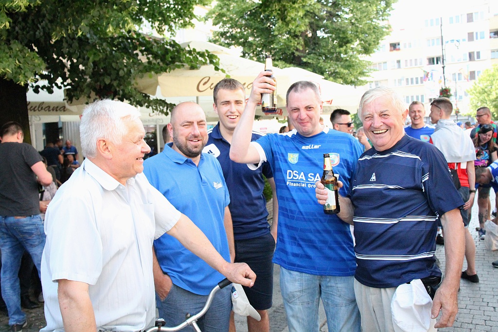 Tysiące kibiców świętowało w rynku awans do ekstraklasy - cz. 2