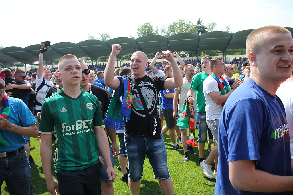 Miedź rozgromiła Chojniczankę i awansowała do ekstraklasy