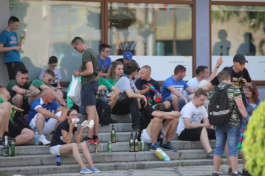 Tysiące kibiców świętowało w rynku awans do ekstraklasy - cz. 2