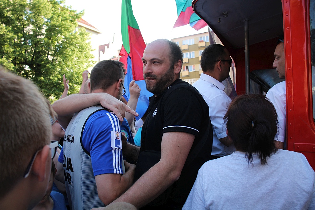 Tysiące kibiców świętowało w rynku awans do ekstraklasy - cz. 2