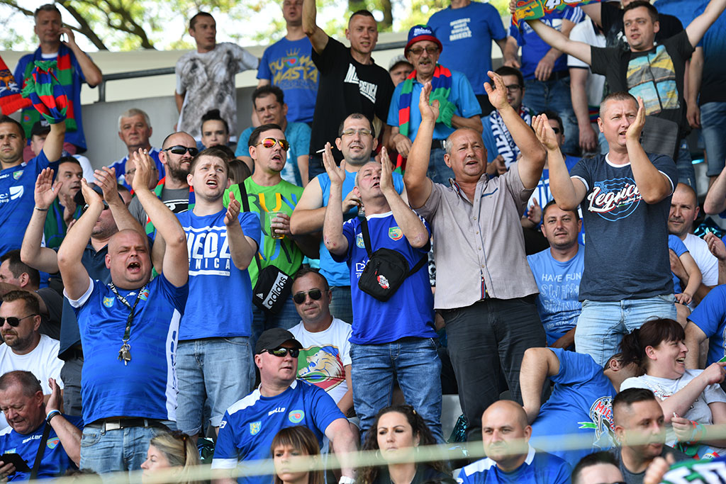 Piłkarska fiesta na trybunach. Jak kibicowaliście Miedzi