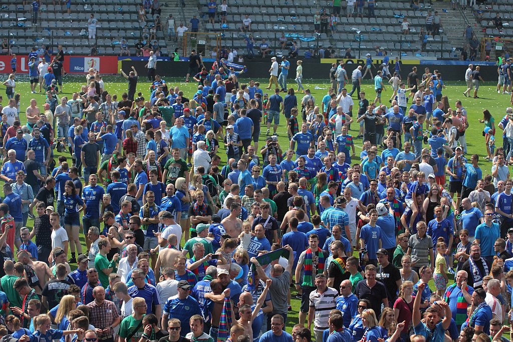 Miedź rozgromiła Chojniczankę i awansowała do ekstraklasy