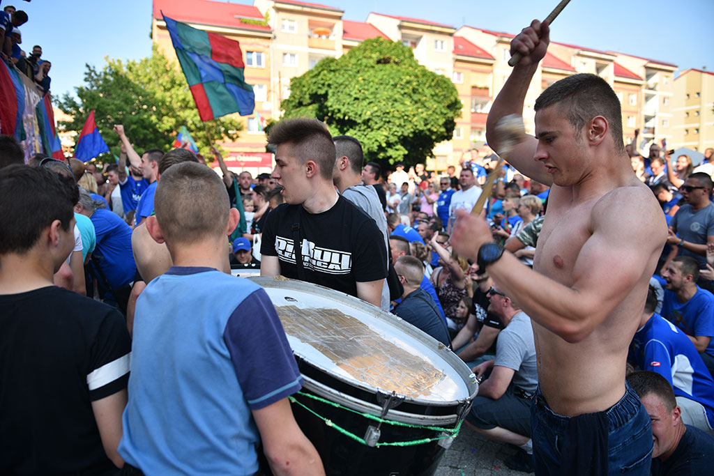 Tysiące kibiców świętowało w rynku awans do ekstraklasy