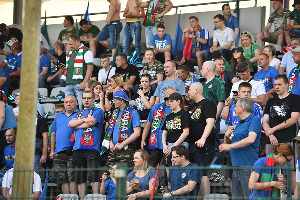 Piłkarska fiesta na trybunach. Jak kibicowaliście Miedzi