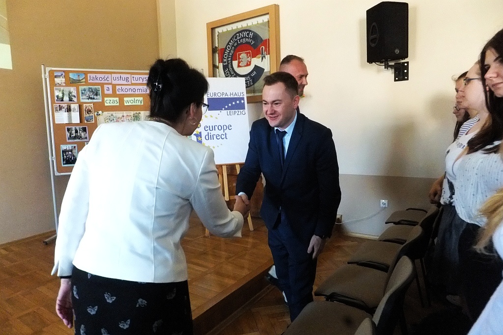 W „Ekonomie” odebrali certyfikaty z odbytego w Lipsku stażu