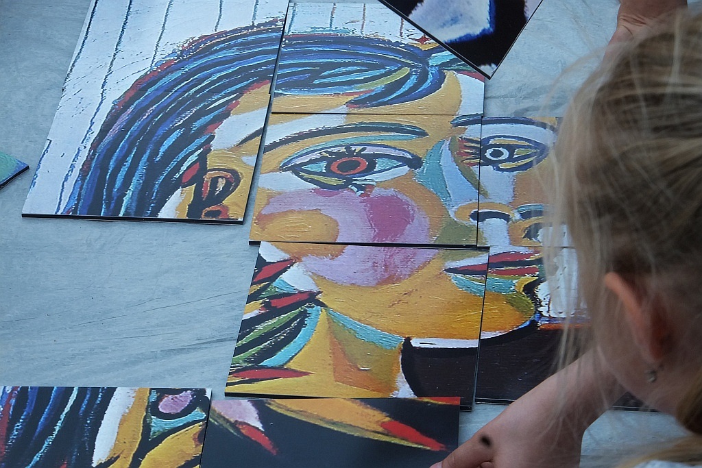 „Artystyczne puzzle” powstawały na legnickim rynku